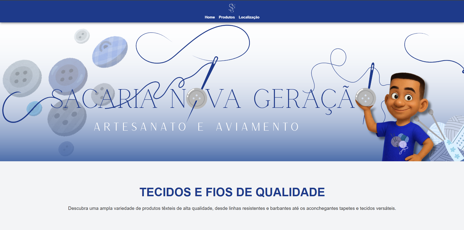 Preview Landing Page Sacaria